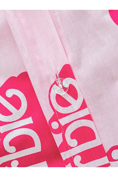 LC Waikiki LCW HOME Pembe Baskılı Barbie Baskılı Tek Kişilik Nevresim Seti