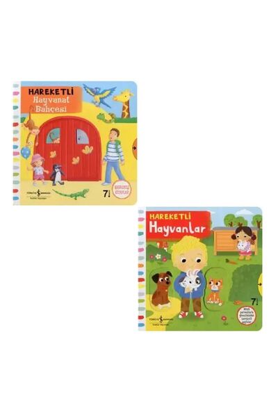 TÜRKİYE İŞ BANKASI KÜLTÜR YAYINLARI Hareketli Hayvanat Bahçesi + Hareketli Ha...