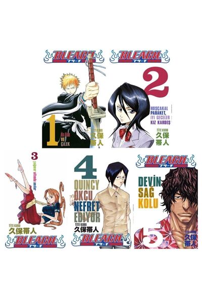 Gerekli Şeyler Yayıncılık Bleach 1-2-3-4-5. Ciltler Manga Seti