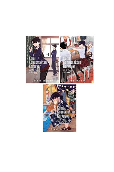 Marmara Çizgi Komi Konuşmaktan Korkuyor 1-2-3. Ciltler Manga Seti