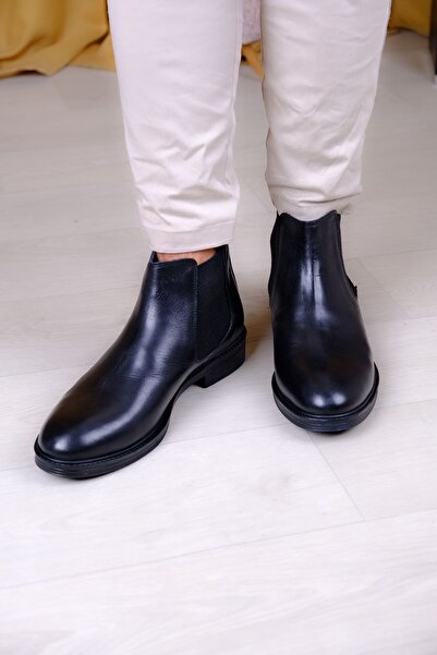 Leathermens Hakiki Deri ,klasik Tarz Erkek Bot