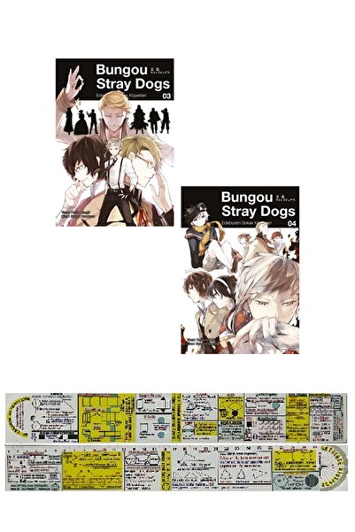 Gerekli Şeyler Yayıncılık Bungou Stray Dogs 3-4. Ciltler Manga Seti + Matemat...