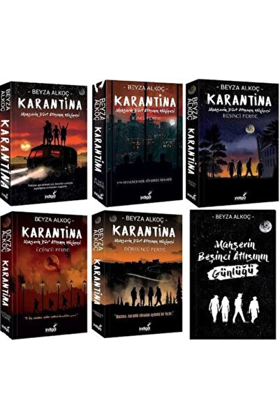 İndigo Kitap Karantina Serisi 5 Kitap Set Beyza Alkoç + Mahşerin Beşinci Atlı...
