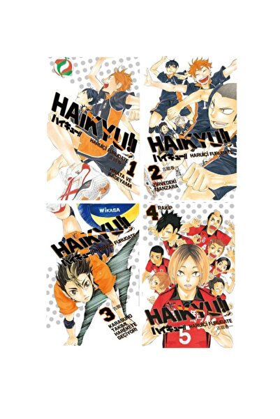 Gerekli Şeyler Yayıncılık Haikyu 1-2-3-4. Ciltler Manga Seti - Haruiçi Furudate