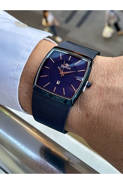 Bentini Men's Wristwatch - Guaranteed, Waterproof and Rustproof, Colorfast Steel Cord and Case