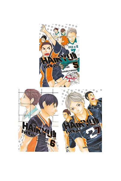 Gerekli Şeyler Yayıncılık Haikyu 5-6-7. Ciltler Manga Seti