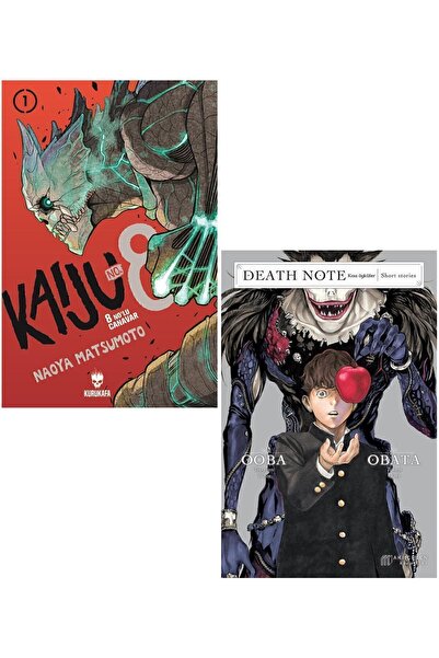 Akıl Çelen Kitaplar Kaiju No 8 + Death Note Kısa Öyküler 2'li Manga Seti