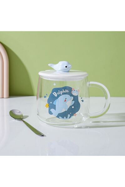 Livava كوب زجاجي من بالينا، أزرق، 10×8