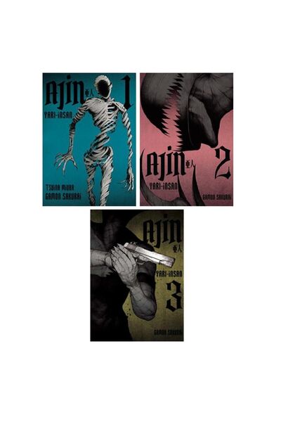 Gerekli Şeyler Yayıncılık Ajin (1-2-3) 3'lü Manga Set