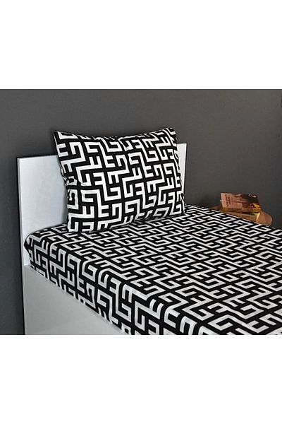 Totem Ranforce Patterned Elastic Sheet Set