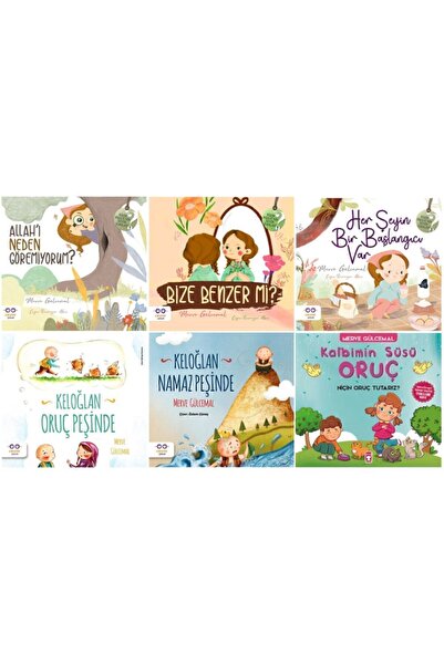 Cezve Çocuk Merve Gülcemal 6 Kitap Set  Allah'ı Neden Göremiyorum  Her Şeyin Bir Başlangıcı Var Merve Gülcemal