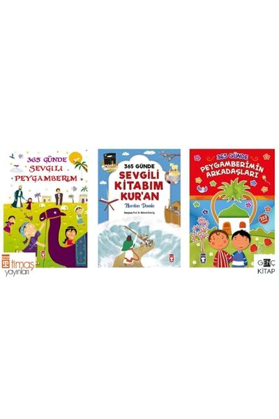 Timaş Çocuk 365 Gün Serisi 3 Kitap Set Ciltli