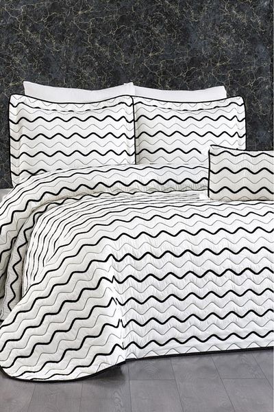 Çeyiz Diyarı Ocean Double Bedspread - 250X260 White