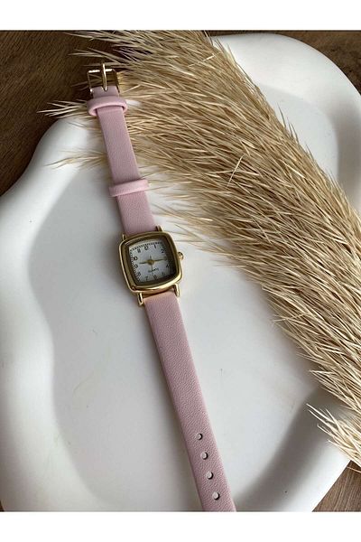 QUARTZ Rubsey Vintage Women Wristwatch Retro Leather Band 1 Piece