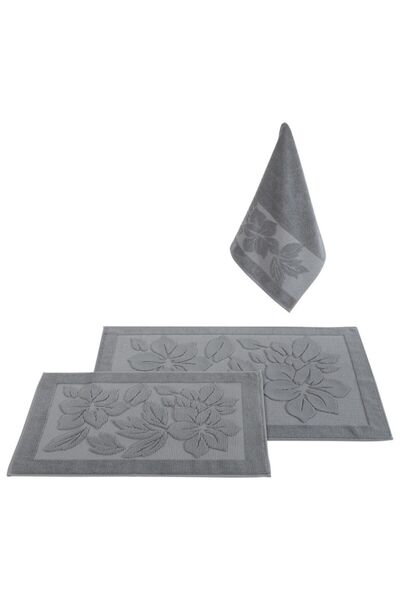 Nurpak Derya 3 Parça Paspas Takımı