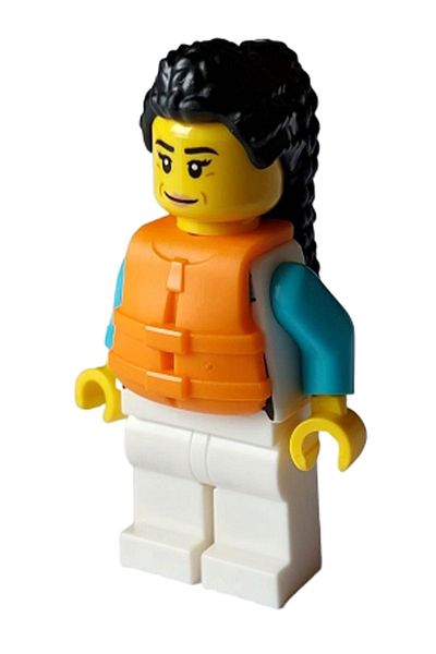 LEGO Moc City Town Minifigure - Minifigure: Arctic Explorer (Female Sailor)