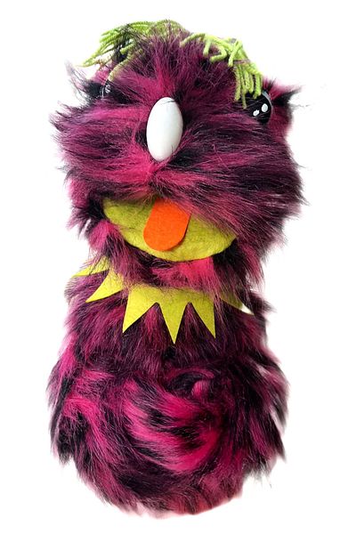 Uçaneller Kuklaevi Pink Mascara - Fantrologist Hand Puppet