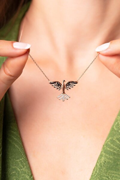 SUNSHINE 925 Ayar Anka Kuşu Kolyesk5418