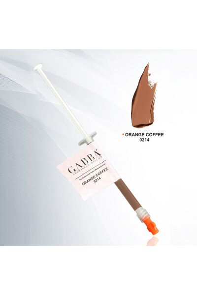 GABBA PERMANENT MAKE-UP 214-orange Coffee- Blue Edit- Karışım Boyası Kalıcı M...
