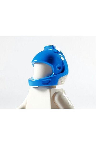 LEGO Space Nasa Blue Minifigure Astronaut Helmet with Clear Visor - Custom Accessory