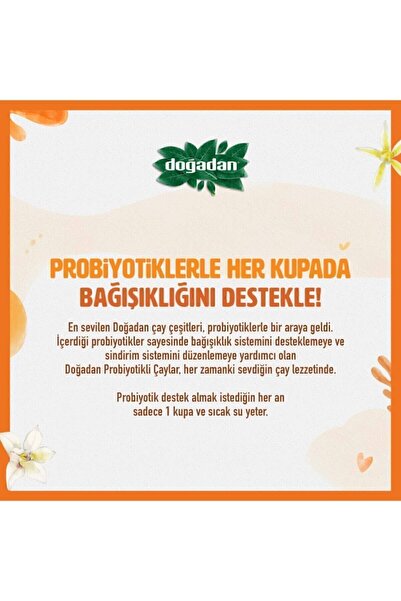 Doğadan Probiyotikli Yeşil Çay Açai Ananas 14lü+ Rooibos Vanilya 14lü