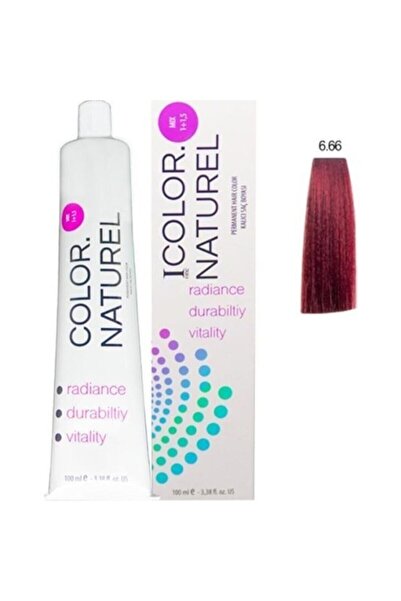 Color Naturel 6.66 Kızıl Kalıcı Saç Boyası 100 ml