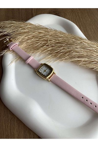 QUARTZ Rubsey Vintage Women Wristwatch Retro Leather Band 1 Piece