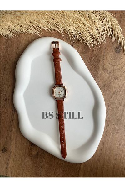 QUARTZ BS STILL minimal vintage women's wristwatch retro
