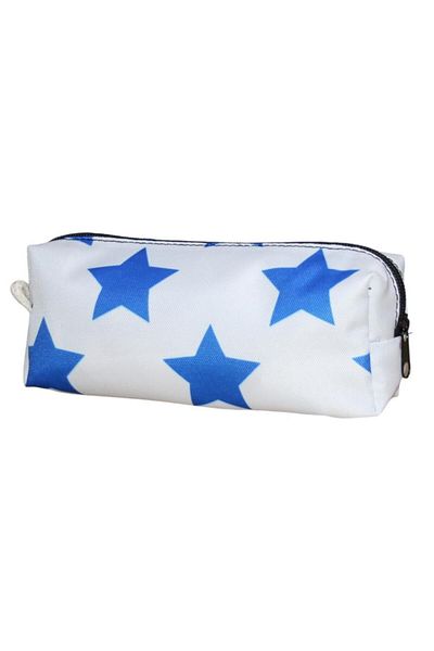 Nostaljik Lezzetler Blue Star Sweet Pen Holder - School Sweet - Makeup Bag White Background