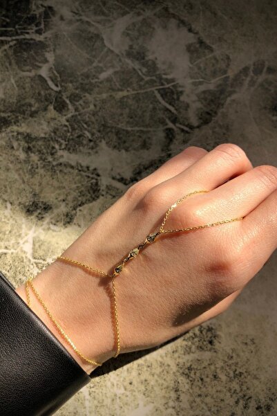 SUNSHINE 925 Ayar Gold Kaplamalı Pıpır Tasarım Gümüş Şahmeran