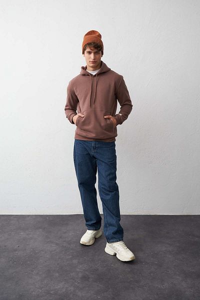 Looker Club Ανδρικό φούτερ Basic Hooded - Hoodie 2024539