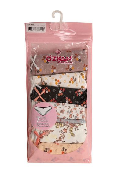 ÖZKAN underwear Özkan 26481 - 7 Pack Γυναικεία μονό ζέρσεϊ, ελαστικά άνετα βαμβακερά εσώρουχα μπικίνι