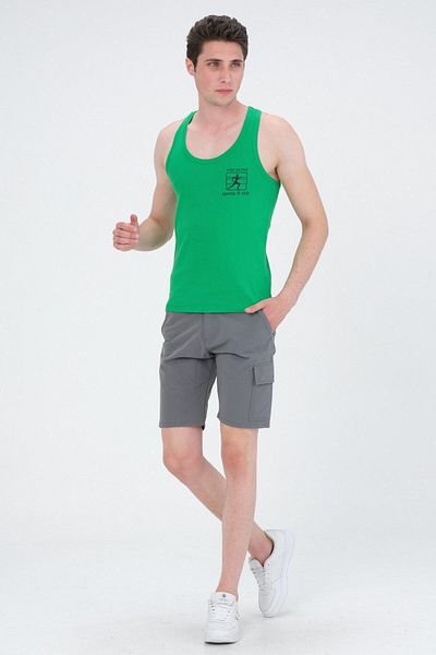 Rich Men's Swimmer Cut Sports Tank Running Athlete Tank Top