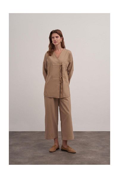 FUSHYA Gabardine Double Set - Tie-Up