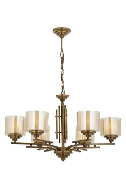 Avonni Eskitme Kaplama Modern Avize E27 Metal Cam 70cm