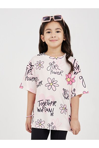Styli Oversized AOP  Round Neck T-Shirt
