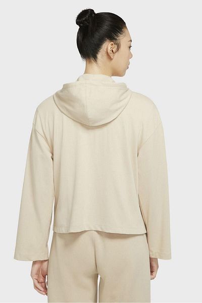 Nike Αθλητικά ρούχα Τζέρσεϊ Loose Fit Full Zip Hoodie Loose Fit Hooded Beige Sweat