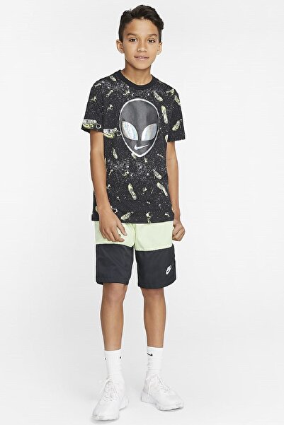 Nike Sportswear Unisex Genç Çocuk Renkli Dokuma Şort