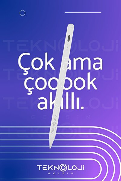 Teknoloji Gelsin Stylus Pen Dokunmatik Tablet Kalemi iOS Android Windows Uyumlu Yedek Uç Hediyeli Yeni Nesil Type-C