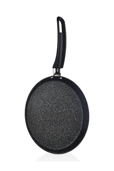 FALEZ Black Line Krep Tava 24cm Siyah