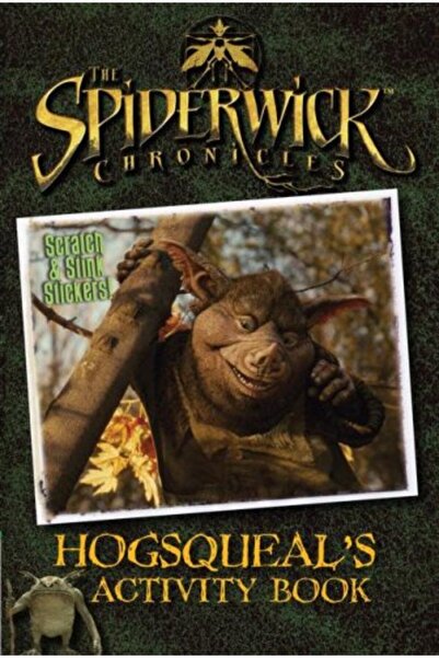 Simon Schuster كتاب أنشطة Hogsqueals، سلسلة Spiderwick Chronicles