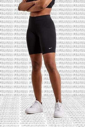 Nike Sportswear Essential Biker Pamuk Polyester Siyah K sa Tayt ort Fiyat Yorumlar Trendyol