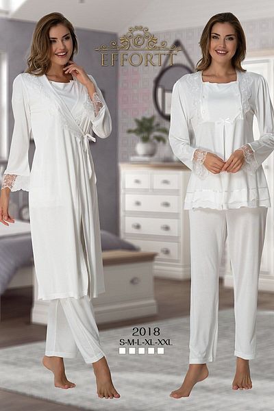 Effort Pijama Σετ πιτζάμες εγκυμοσύνης με ρόμπα