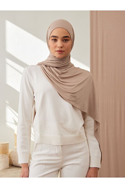Femple Modest Premium Jersey Hijab - Χρώμα ζεστής άμμου, διαστάσεις 180x70 cm
