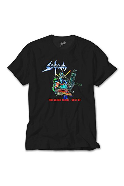 Butik Tricou negru Sodom Ten Black Years