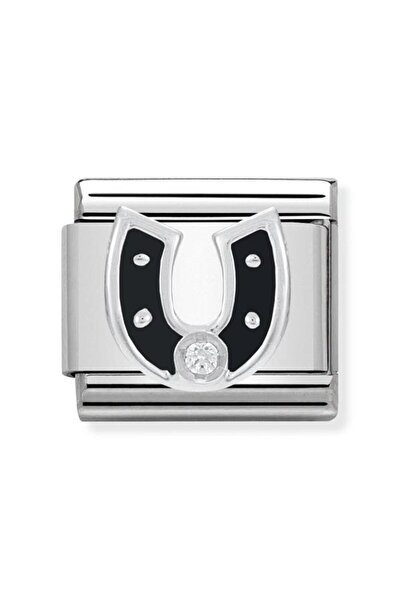 NOMİNATİON Composable Cl Simbols Paslanmaz Çelik, Emaye, 1 Yavru, Zirc Ve 925...