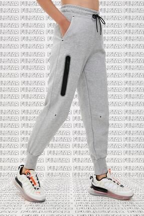 Nike Tech Fleece Loose Fit Sweat Trousers Gray Bol Kesim Kad n E ofman Alt Gri Fiyat Yorumlar Trendyol