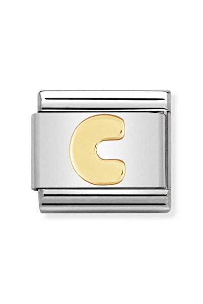 NOMİNATİON Composable Classic Dekoratif Link - Harfler - C Harfi - (03 C) 18k...