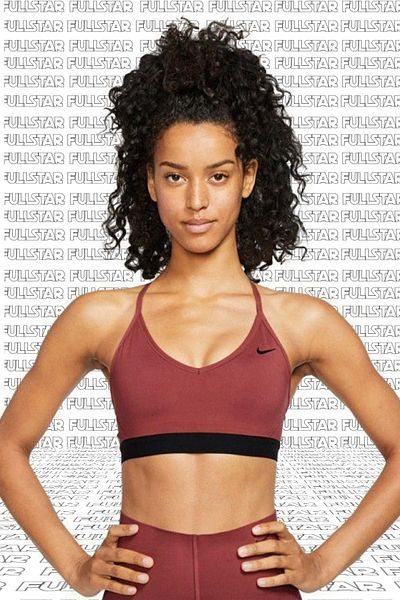 Nike Brown Color Indy Light Support Sports Bustier