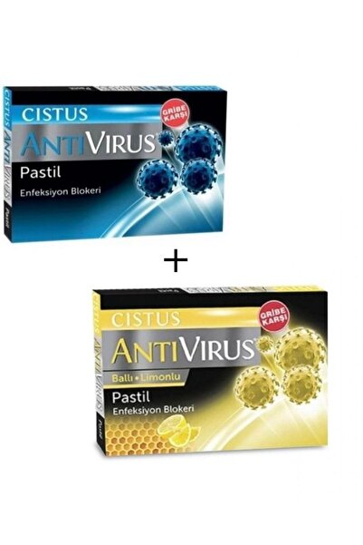 CISTUS Antivirus Bal Limon Ve Mentollü Boğaz Pastili 10 Pastil Avantaj Paketi